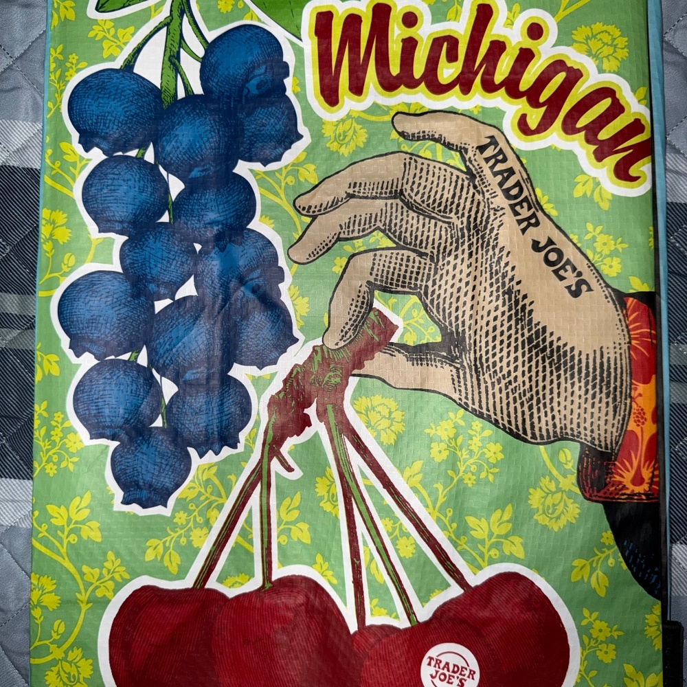 Trader Joe’s MICHIGAN Reuseable Grocery Shopper Tote